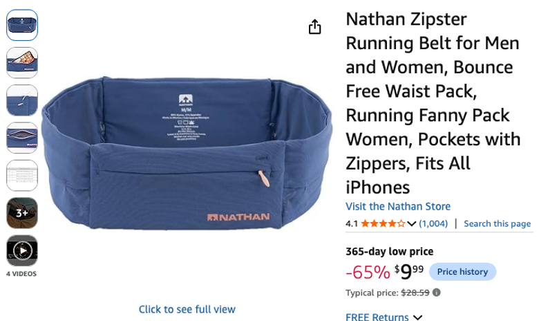 Nathan Zipster Running Belt