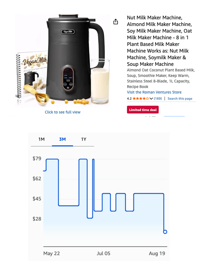 Nut Milk Maker Machine