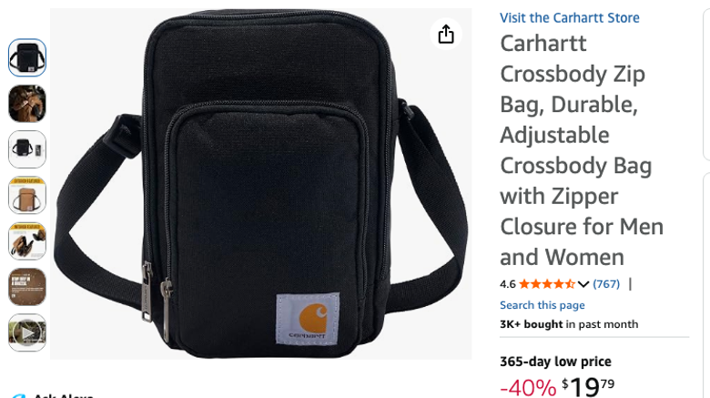 Carhartt Crossbody Zip Bag