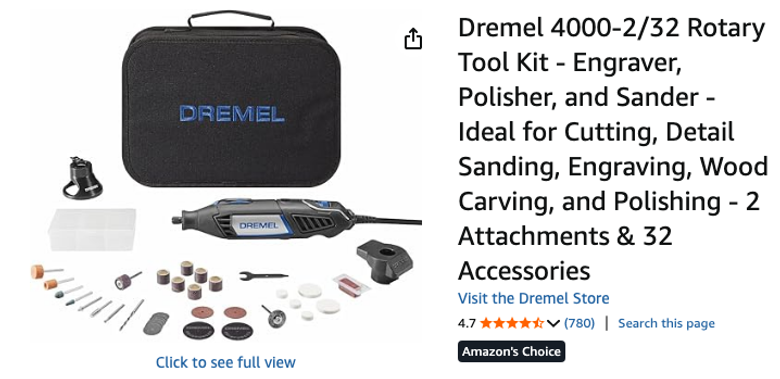 Dremel 4000-2/32 Rotary Tool Kit