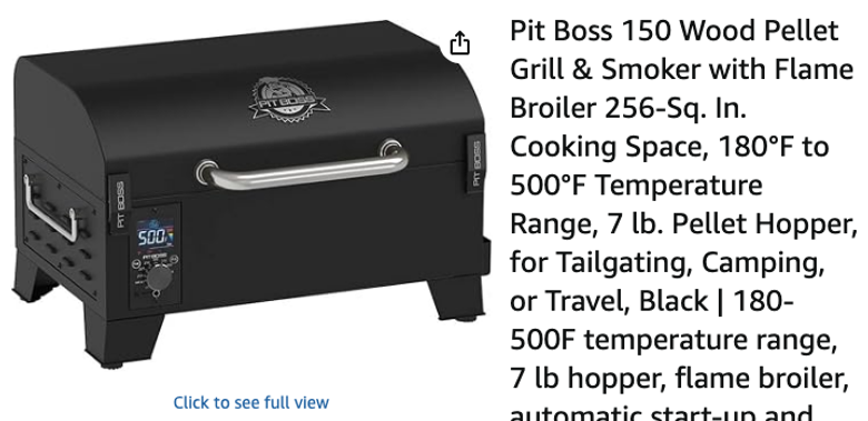 Pit Boss 150 Wood Pellet Grill & Smoker