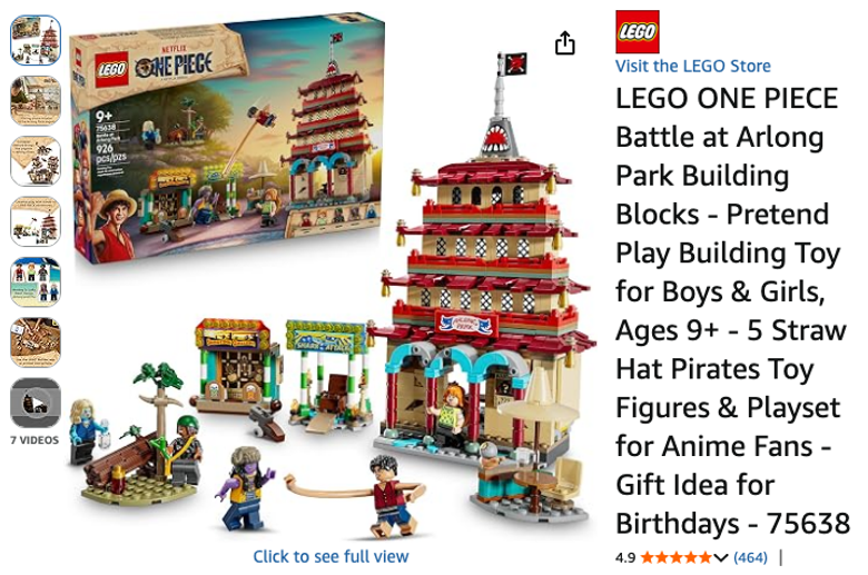 LEGO ONE PIECE Battle at Arlong Park Building Set
