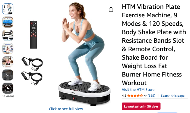 HTM Vibration Plate Exercise Machine