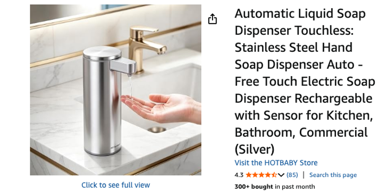 Automatic Touchless Soap Dispenser